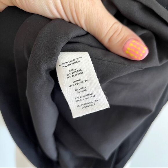 Helmut Lang Black Cold Shoulder Dress Cut Out 10 - Picture 9 of 9